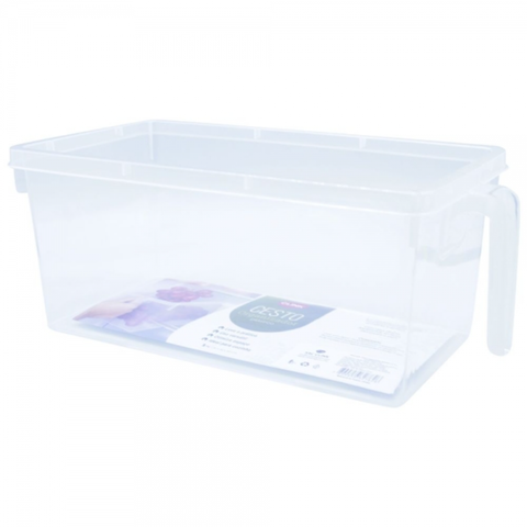 Cesto Organizador para Geladeira Plástico C/tampa