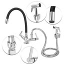 Ver imagem 2 de Torneira Cozinha Mesa Gourmet Preto Multifuncional C/ducha