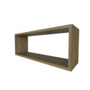 Ver imagem 3 de Nicho para Quarto Infantil 60x16cm Bege/Carvalho Mel