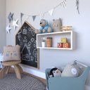Ver imagem 1 de Nicho para Quarto Infantil Retangular 60x16cm Branco