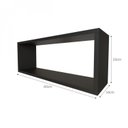 Ver imagem 6 de Nicho para Quarto Infantil Retangular 60x16cm Preto