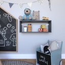 Ver imagem 7 de Nicho para Quarto Infantil Retangular 60x16cm Preto