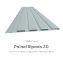 Ver imagem 2 de Painel Ripado Pvc Cinza 25cm X 2,70m Régua