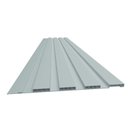 Ver imagem 1 de Painel Ripado Pvc Cinza 25cm X 2,70m Régua