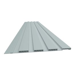 Painel Ripado de PVC 25 cm x 2,70 metros Régua Cor:Cinza - 1