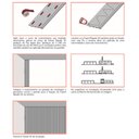 Ver imagem 6 de Painel Ripado Pvc Cinza 25cm X 2,70m Régua