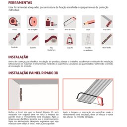 Painel Ripado de PVC 25 cm x 2,70 metros Régua Cor:Cinza - 5