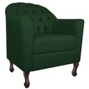 Ver imagem 4 de Kit Diva Recamier Diana 140cm Lado Esquerdo e 02 Poltronas Julia Suede - Doce Sonho Móveis Verde