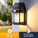 Ver imagem 4 de Arandela Solar Retro Lâmpada de Parede com Sensor