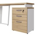 Ver imagem 7 de Mesa para Escritório em L Mesa Escritório com Gaveteiro Moderno 3 Gavetas 150cm Macadâmia com