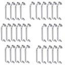 Ver imagem 1 de Alça de Apoio 50cm Barra Inox Kit 30 Unidades Deficiente Idoso Acessibilidade Banheiro Box Seguran