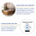Ver mais imagens de Cama de Solteiro 2 Gavetas 100% MDF Aurora Yescasa Marrom/Carvalho Hanover
