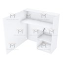 Ver imagem 4 de BALCÃO DE RECEPÇÃO 110X110CM 100% MDF M501.B (LOJA, ESCRITÓRIO) MUNDI MOVEIS