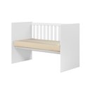 Ver imagem 2 de Berço Infantil Life C/ Mosquiteiro P/ Colchão 60 Cm - Branco -certificado