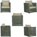 Ver imagem 5 de Mesa e 2 Poltronas Madri Corda Náutica Estofado 7 Trama Verde
