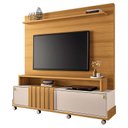 Ver imagem 2 de Estante Home Theater Bold Off White Cinamomo e Kit Mesa de Centro Sky Cinamomo – Hb Móveis