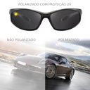 Ver imagem 2 de Óculos de Sol Polarizado Esportivo Bike Ciclismo Preto S0