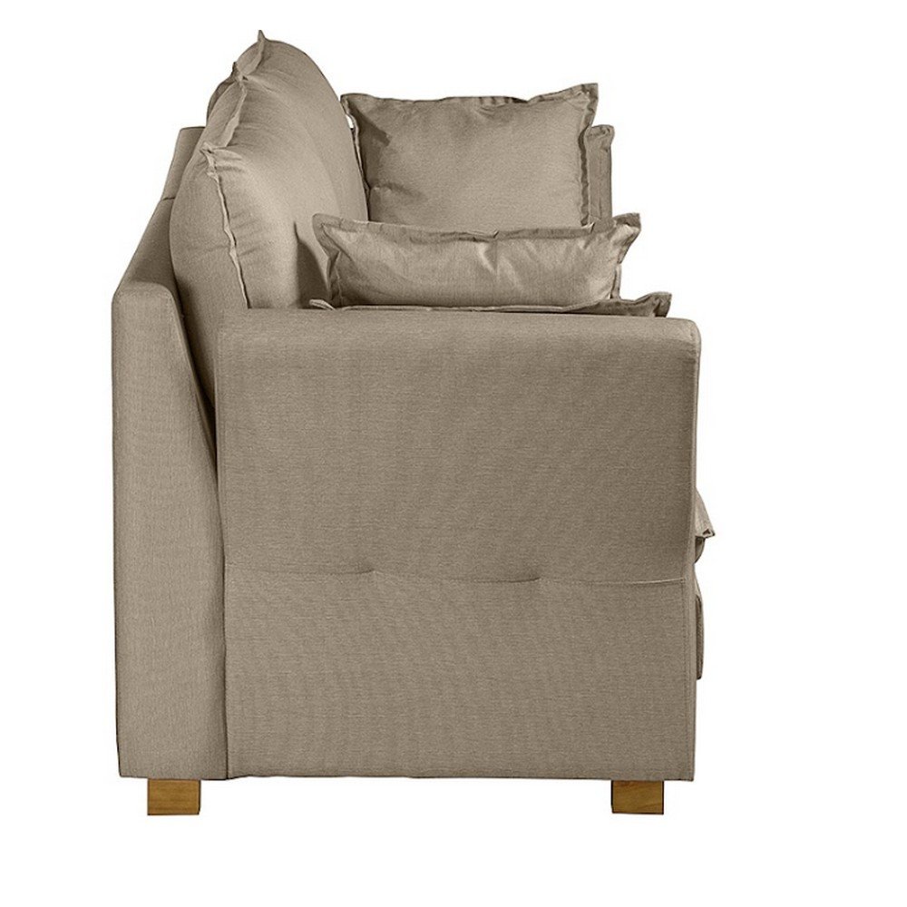 Sofá Natal Living com 3 Lugares 2.00 MT Linho Corriente Sofatec