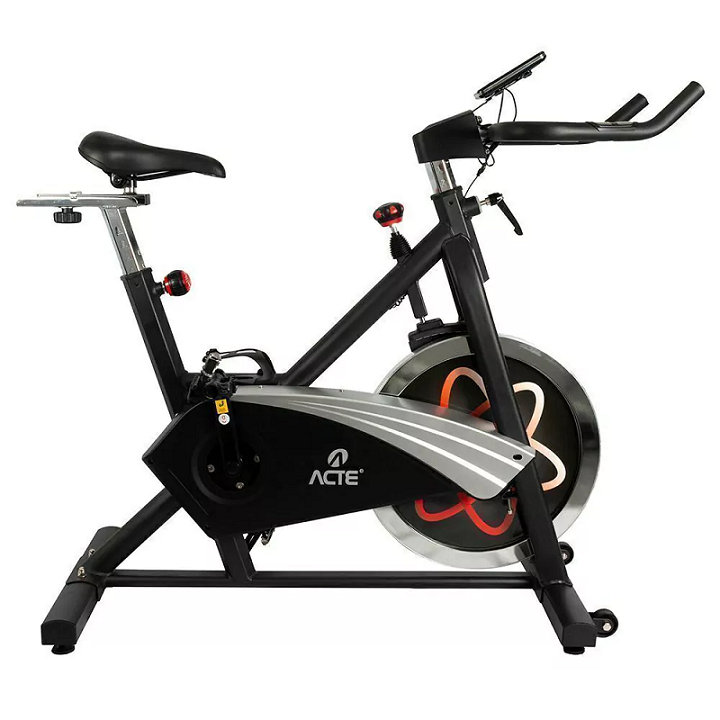 Bicicleta Spinning Magnética Acte Pro E27 Roda de Inércia de 18kg - 1