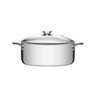 Panela Caçarola Tramontina Grano 20cm 3,1L Aço Inox Auto-Brilho com Corpo Triplo e Tampa de vidro Tr - 1