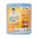 Ver imagem 2 de Pano Multiuso Bobina Azul 28cmx300m C/600un - Plus
