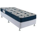 Ver imagem 1 de Cama Box Colchão ISO D28 Solteirão Ortobom Branco/Azul