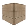 Balcão Recepção Atendimento em L + Balcão Reto com 1 Passa Fio no Tampo Novo - Sm Corporativo - 119a - 5