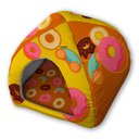Ver imagem 1 de Toquinha Pet Cama Iglu Donuts Amarelo:M