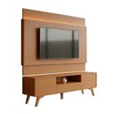 Ver imagem 2 de Rack com Painel para TV até 65 Polegadas 185cm x 187cm com LED 100% MDF Pés em Madeira Maciça Ares