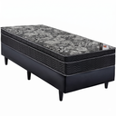 Ver imagem 2 de Cama Box Box ISO Molas Nanolastic Black Solteiro Ortobom Preto/Cinza