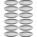 Ver imagem 1 de Kit 12 Pratos de Sobremesa Oriental em Melamina 18cm para Restaurante Japonês Lyor