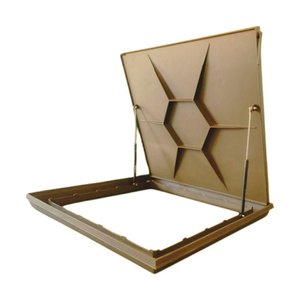 Tampa Articulada Rebaixada Casa Máquinas Piscina 1,00x1,00m Invisivel Fendi