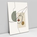 Ver imagem 1 de Quadro Decorativo em Canvas Abstrato Elegance - Moldura Madeira - 60 x 40cm