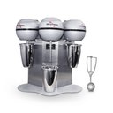 Ver imagem 1 de Batedor de Milk Shake 3 Copos 0,8l Profissional Inox Bms-3 127v + Concha de Sorvete Extrator 127v