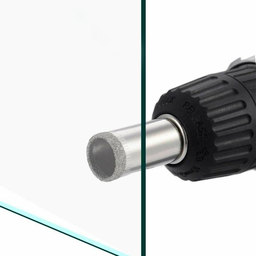 Broca de 18mm Diamantada para Furar Vidro e Cerâmica - 4