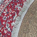 Ver imagem 3 de Tapete Belga Danubio Redondo 1,60x1,60cm 538C301220 Vermelho Abtex