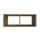 Ver imagem 4 de Nicho para Quarto Infantil Retangular 60x16cm Bege/Carvalho Mel