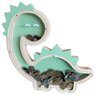 Cofrinho Presente Criança Dinheiro Moedas Infantil Criativo Dinossauro - 1