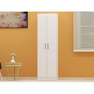 Armário Multiuso Lumina 2 Portas Branco Rede Móveis