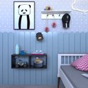 Ver imagem 7 de Nicho para Quarto Infantil 60cm Preto