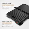 Grill e Sanduicheira Master Press Mondial Pg-01-180 Duo 180 1000w preto com Inox 220v - 4