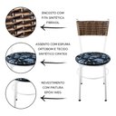 Ver imagem 2 de 2 Cadeiras Brancas para Cozinha Viena Avelã:Floral Preto