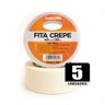 Fita Adesiva Crepe Papel 48mm X 50m C-5 Rolos 48x50 - 2