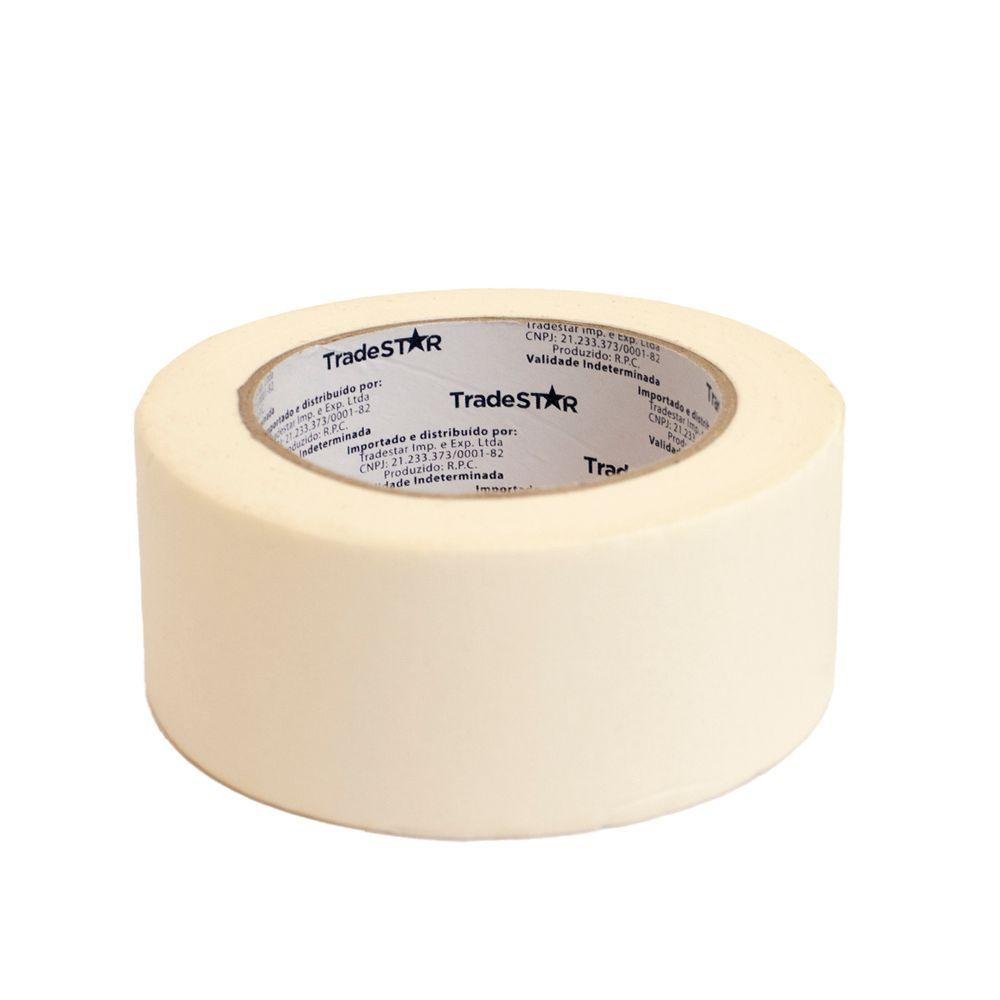 Fita Adesiva Crepe Papel 48mm X 50m C-5 Rolos 48x50 - 1