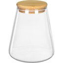 Ver imagem 1 de Pote Porta Mantimentos Home&co com Tampa Bambu Borossilicato 950ml 13x8x8cm Transparente