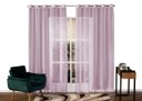 Ver imagem 1 de Cortina em Voil Liso Para Sala ou Quarto Para Varão Simples Rosa 3,00m x 2,40m