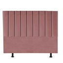 Ver imagem 2 de Cabeceira Estofada Carla 160cm Queen Size Para Cama Box Quarto Suede Rose Gold - Gat Magazine