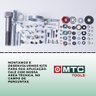 Parafuso Sextavado M6 X 12 Din 933 Zinco Branco - 200un - 2
