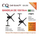 Ver imagem 7 de Suporte Bandeja 15x15cm p/ Dvd Videogame Conversor Decodificador TV Cabo Fixa em Parede e Suporte TV