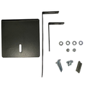 Ver imagem 2 de Suporte Bandeja 15x15cm p/ Dvd Videogame Conversor Decodificador TV Cabo Fixa em Parede e Suporte TV